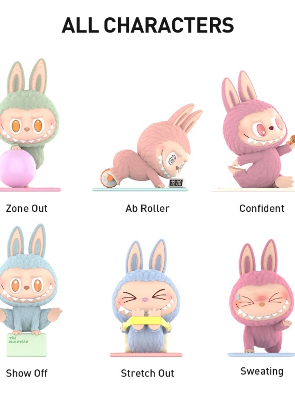 POP MART The Monsters Labubu Lazy Yoga Series Figures - BLIND BOX - Picture 3 of 4
